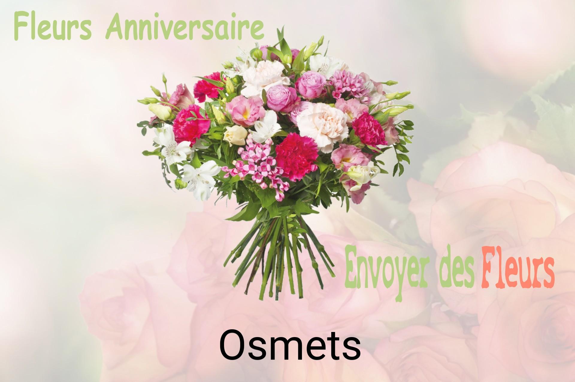 Bouquet de fleurs d’anniversaire livré à Osmets